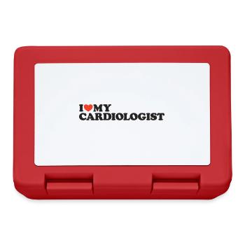 J’adore ma chemise cardiologue coeur - Boîte à goûter - rouge - Devant