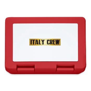 Italy Crew - Lunchbox - red - Front