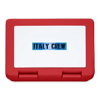 Italy Crew - Lunchbox - red - Front