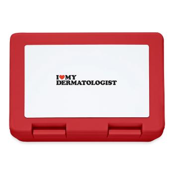 I love my Dermatologist Heart Shirt - Lunchbox - red - Front