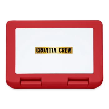 Croatia Crew - Lunchbox - red - Front