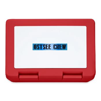 Ostsee Crew - Brotdose - Rot - Vorne