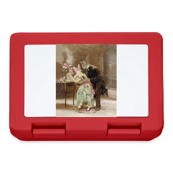 "Cats love 1900, wonder flowers" - Lunchbox - red - Front