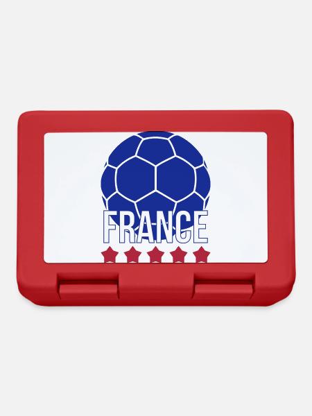 France Handball - Boîte à goûter - rouge