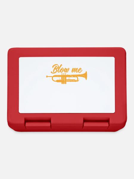 Trompette "Blow Me" - Boîte à goûter - rouge