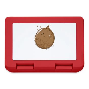 cheerful coconut - Lunchbox - red - Front
