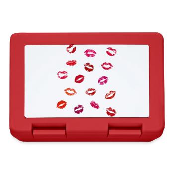Lips & Kisses / Lèvres & Baisers / Amour / Amour - Boîte à goûter - rouge - Devant