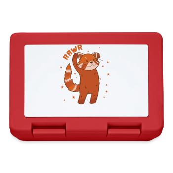 Chat ours rugit ours chat bambou Népal - Boîte à goûter - rouge - Devant