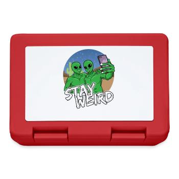 Selfie de téléphone extraterrestre - Boîte à goûter - rouge - Devant