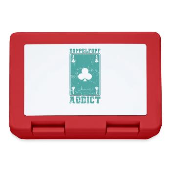 Double Head Addict Card Game Hobby Points - Lunchbox - red - Front