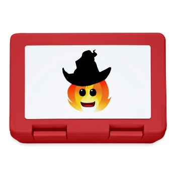 Fairy Tale Fire Spirit Fantasy Kids Occult - Lunchbox - red - Front