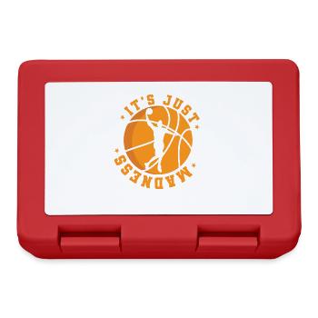 It's Just Madness Basketball Ballsport USA - Brotdose - Rot - Vorne