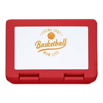 Living that Basketball Mom Life America USA - Lunchbox - red - Front