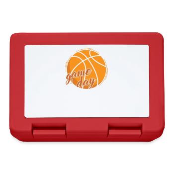 Jour de match Basketball Ball Sports America États-Unis - Boîte à goûter - rouge - Devant