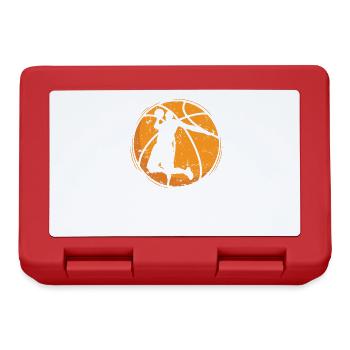 Basketball Dunk Ballsport America USA - Lunchbox - red - Front