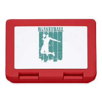 Basketball Ball Sports America Team Sports - Lunchbox - red - Front