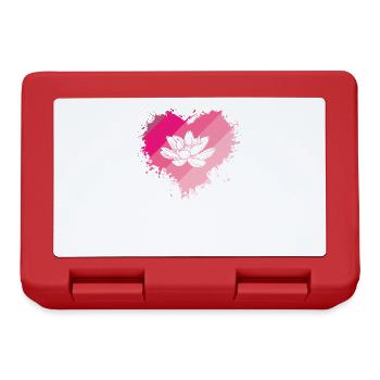 Lotus Flower Heart Plant Flower Lotus Flower - Lunchbox - red - Front