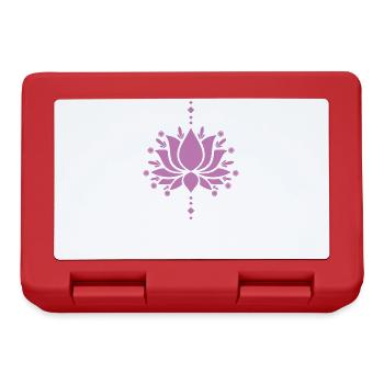 Lotus Flower Flower Lotus Flower Garden Plant - Lunchbox - red - Front