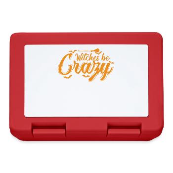 Witches be crazy Halloween custom ghost - Lunchbox - red - Front