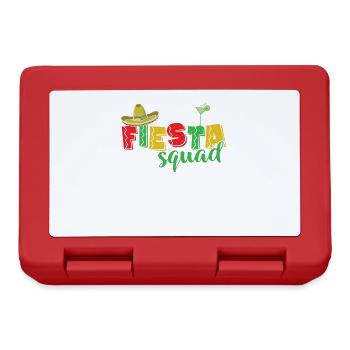 Fiesta Squad Holiday Mexico America - Lunchbox - red - Front