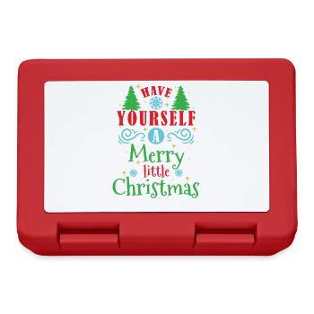 Have Yourself a Merry little Christmas - Brotdose - Rot - Vorne