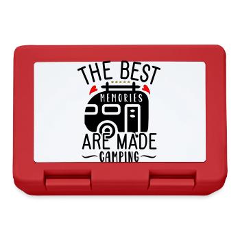 The Best Memories Are Made Camping - Brotdose - Rot - Vorne