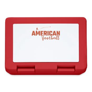 American Football USA Kick Sport USA - Brotdose - Rot - Vorne