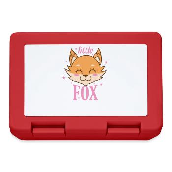 Petit renard prédateur sauvage Renard roux - Boîte à goûter - rouge - Devant