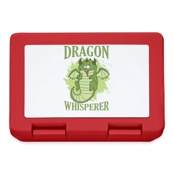 Dragon Whisperer Fantasy Animal Dragon - Lunchbox - red - Front