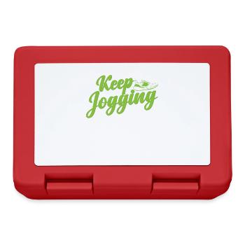 Keep Jogging Fitness Sport Running - Lunchbox - red - Front