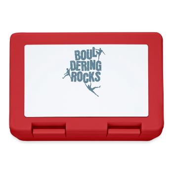 Bouldering Rocks Bouldering Climbing Hobby - Lunchbox - red - Front