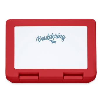 Bouldering Hobby Climbing Fitness Sport - Lunchbox - red - Front