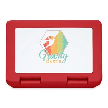 Gravity is a Myth Hobby Climbing Bouldering - Lunchbox - red - Front