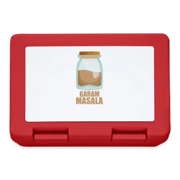 Garam Masala Spice Taste Food Cooking - Lunchbox - red - Front