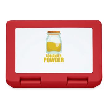 Coriander Powder Spice Taste Cooking - Lunchbox - red - Front