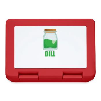 Dill Spice Taste Food Cooking - Lunchbox - red - Front