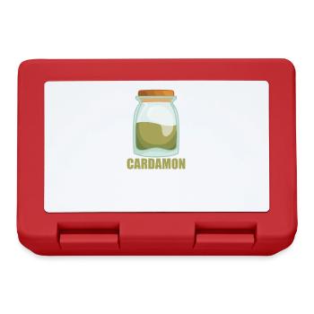 Cardamon Spice Taste Food Cooking - Lunchbox - red - Front