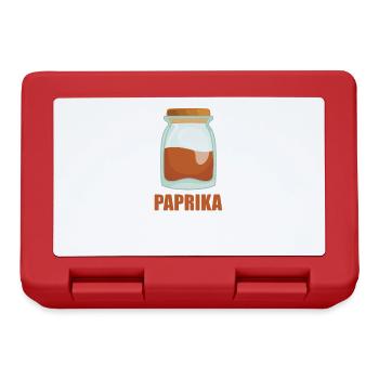 Paprika Spice Taste Food Cooking - Lunchbox - red - Front