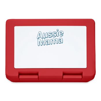 Aussie Mama Australian Shepherd Pet - Boîte à goûter - rouge - Devant