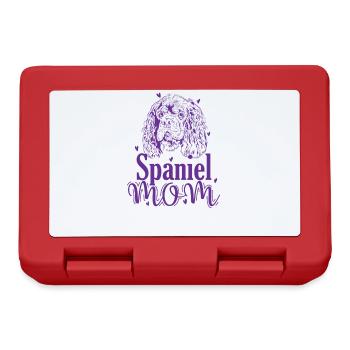 Spaniel Mom Dog Cocker Spaniel Pet - Lunchbox - red - Front