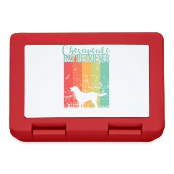 Dog Chesapeake Bay Retriever Pet - Lunchbox - red - Front