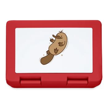 Platypus Outback Australia Animal - Lunchbox - red - Front