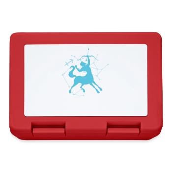Sagittarius from Star constellation Zodiac Sign - Lunchbox - red - Front