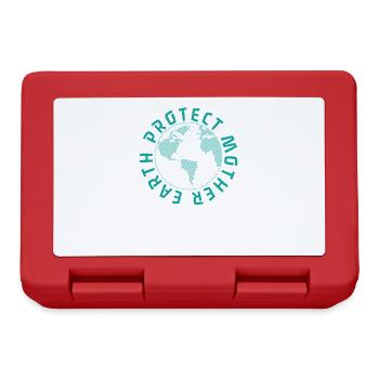 Protect Mother Earth Nature Planet Earth - Lunchbox - red - Front