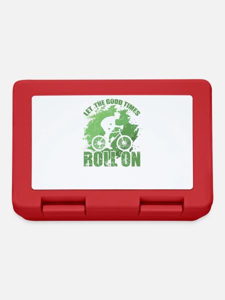 Let The Good Times Roll on Fahrrad fahren - Brotdose - Rot