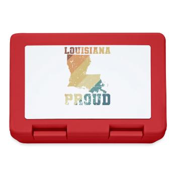 Louisiana Proud USA America - Lunchbox - red - Front