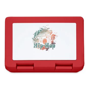 Hip Hop Radio Music Genre Rap Freestyle - Lunchbox - red - Front