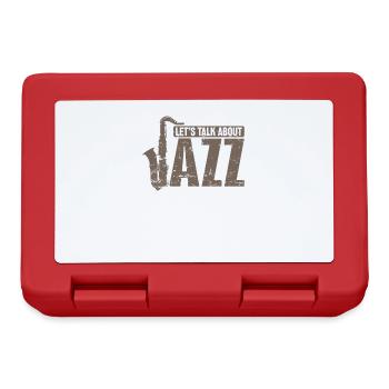 Let*s Talk about Jazz Saxophone Blues - Lunchbox - red - Front