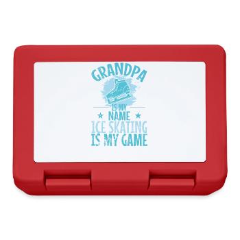 Grandpa is my Name Ice Skating is my Game - Brotdose - Rot - Vorne