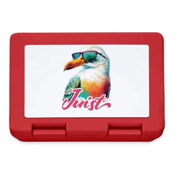 Juist holiday cool colorful seagull with sunglasses - Lunchbox - red - Front